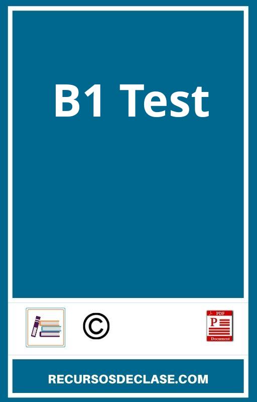 B1 Test PDF