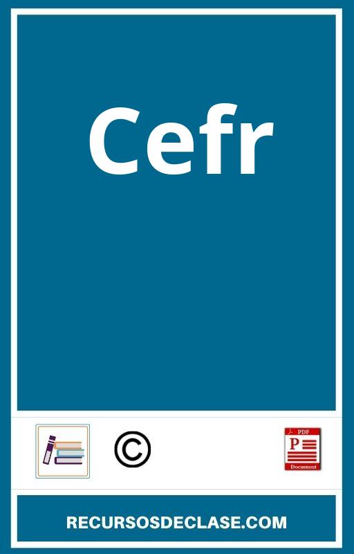 Cefr PDF