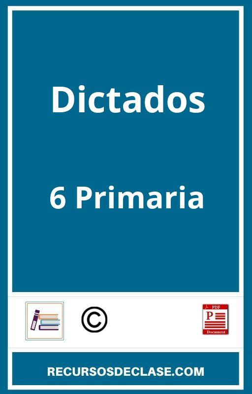 Dictados 6 Primaria PDF