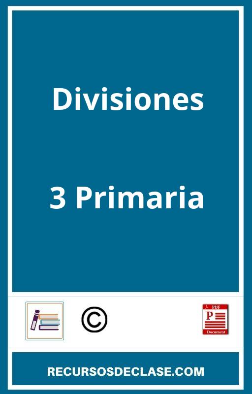 Divisiones 3 Primaria PDF