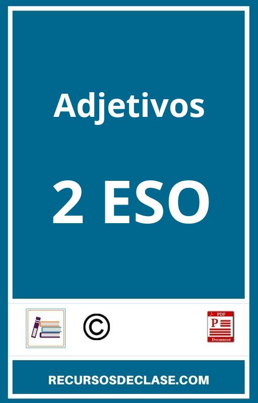 Ejercicios Adjetivos 2 Eso PDF 】 2024