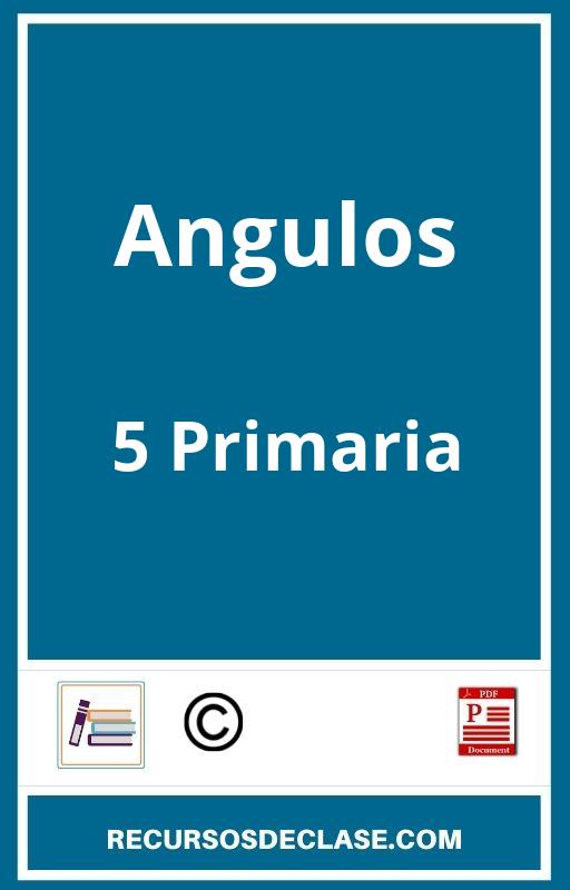 Ejercicios Angulos 5 Primaria PDF