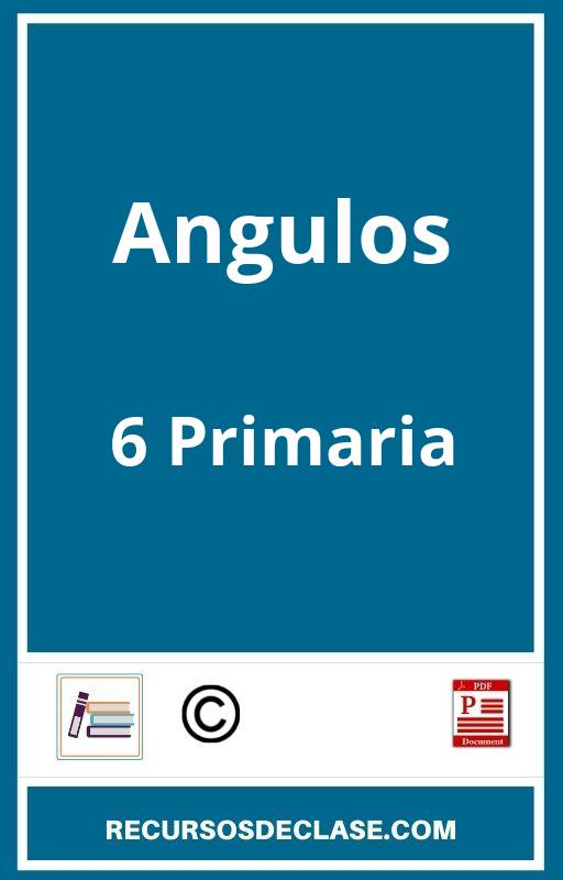 Ejercicios Angulos 6 Primaria PDF