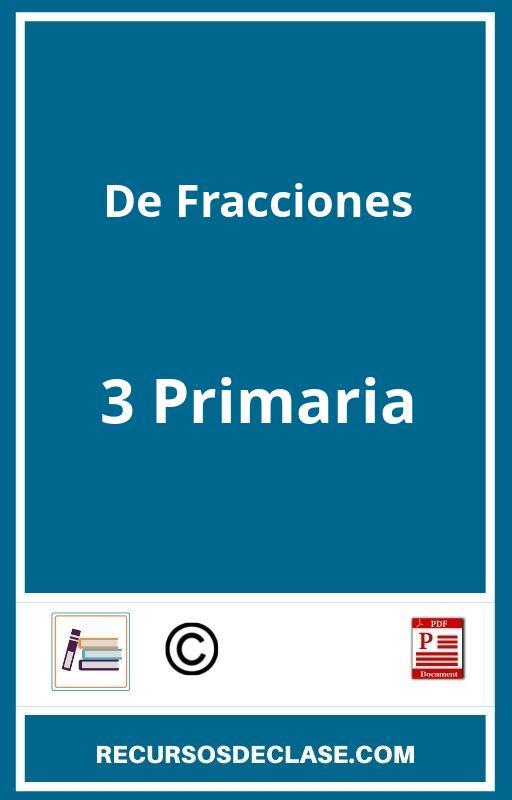 Ejercicios De Fracciones 3 Primaria PDF