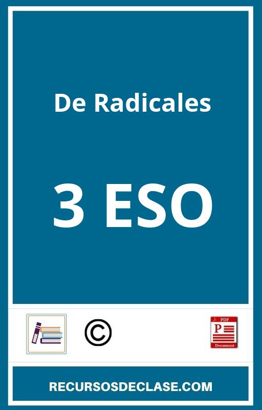 Ejercicios De Radicales 3 Eso PDF