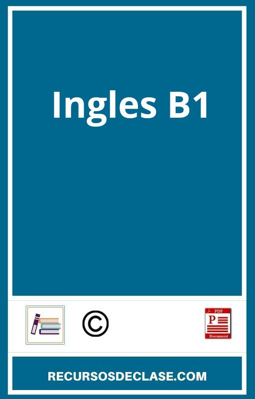 Ingles B1 PDF