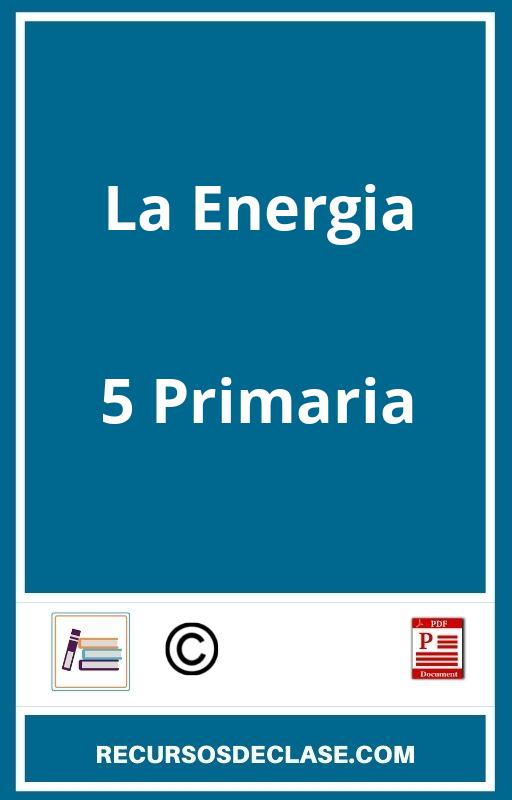 La Energia 5 Primaria PDF