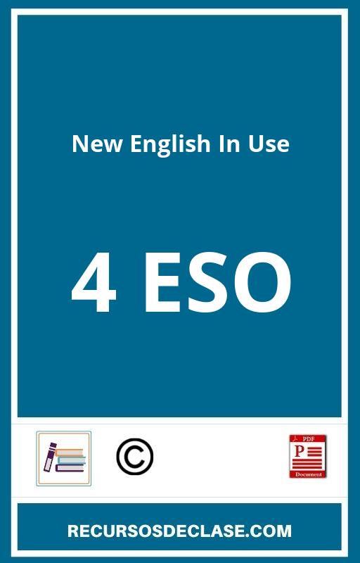 New English In Use 4 Eso PDF