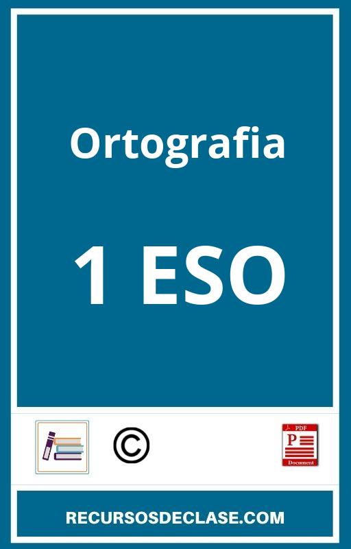 Ortografia 1 Eso PDF