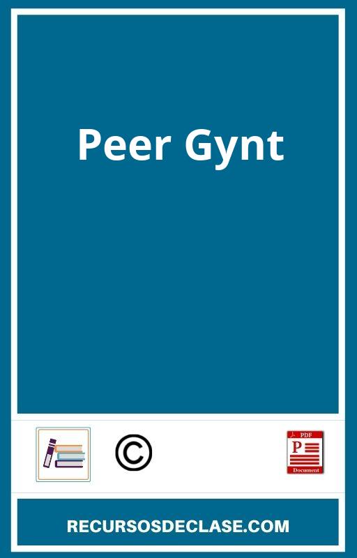 Peer Gynt PDF
