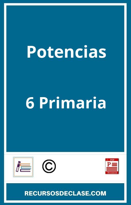 Potencias 6 Primaria PDF