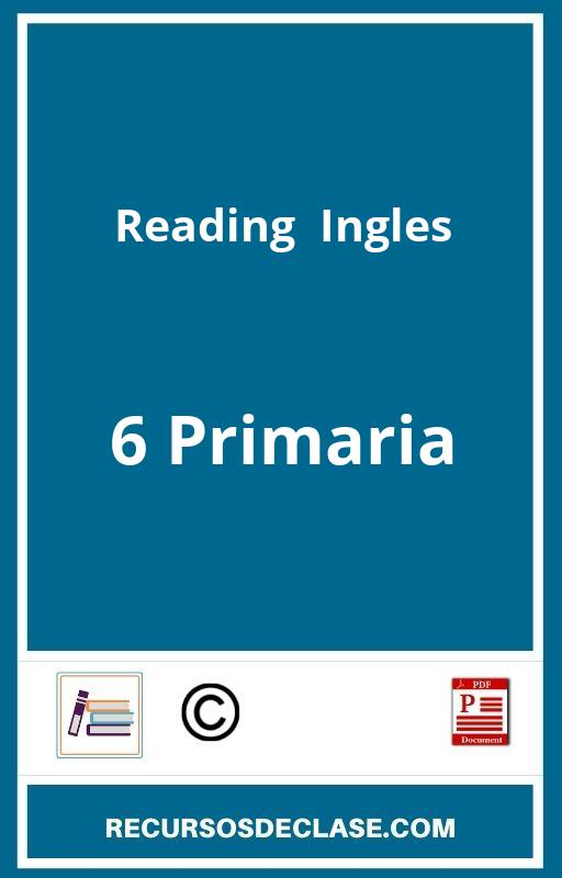 Reading 6 Primaria Ingles PDF