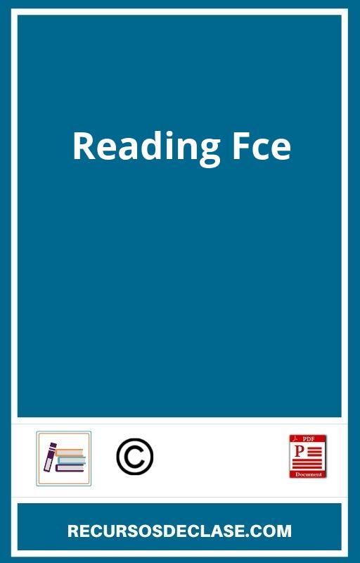 Reading Fce PDF