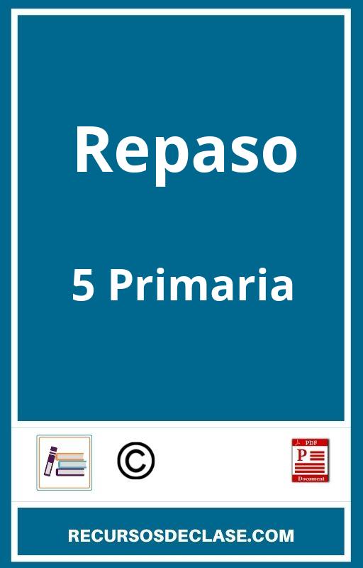 Repaso 5 Primaria PDF